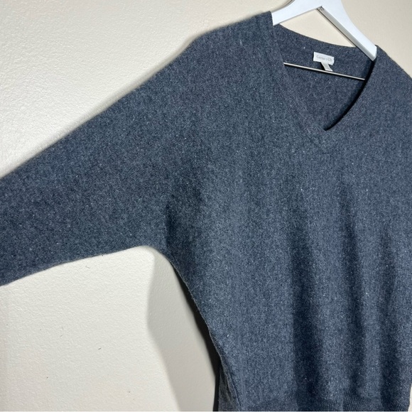 Garnet Hill Womens Essential Cashmere V-Neck Pullover Sweater Dolman Sleeve - Picture 6 of 11